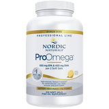 Frasco de suplemento Nordic Naturals ProOmega Limón 210 cápsulas