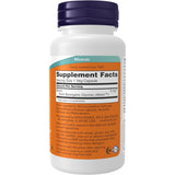 Tabla nutricional del suplemento Now Foods Boro 100 cápsulas vegetales