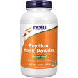 Frasco de suplemento NOW Foods Cáscara de Psyllium en Polvo 6 g 340 g