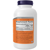 Tabla nutricional del suplemento Now Foods Glicina en Polvo Pura 1 lb