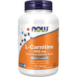 Frasco de L‑carnitina 1000 mg en tabletas de la marca Now Foods, presentación de 100 unidades