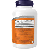 Tabla nutricional del suplemento Now Foods L‑carnitina 1000 mg en tabletas con información de ingredientes y valores por porción
