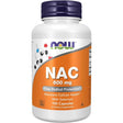 Frasco de NOW Foods NAC 600 mg 100 cápsulas