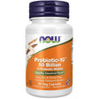 Frasco frontal de Now Foods Probiótico-10 50 Billion en presentación de 50 cápsulas vegetales