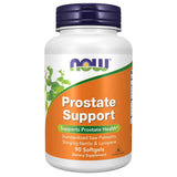 Frasco de suplemento Now Foods Prostate Support 90 cápsulas blandas