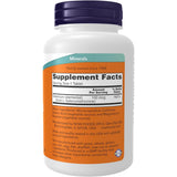 Tabla nutricional del suplemento Now Foods Selenio 100 mcg 250 tabletas