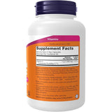 Etiqueta posterior NOW Foods Vitamina C Liposomal, información nutricional de 1000 mg de vitamina C por 2 cápsulas, 60 porciones