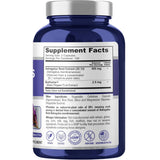 Tabla nutricional del suplemento NusaPure Astrágalo 300 mg 200 cápsulas