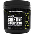 Envase frontal de NutraBio creatina monohidratada sin sabor, presentación de 150 g
