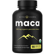 Frasco de suplemento NutraChamps Maca Peruana Orgánica 180 cápsulas