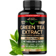 Frasco frontal de NUTRAHARMONY Green Tea Extract 20:1 con 50% de EGCG, presentación de 120 cápsulas.