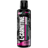 Frasco de suplemento Nutrex Research L-Carnitina sabor Fresa Sandía 3000 mg 465 ml Líquido