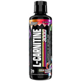 Frasco de suplemento Nutrex Research L-Carnitina sabor Gomitas Ácidas 3000 mg 465 ml Líquido