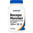 Frasco de suplemento Nutricost Bacopa Monnieri (1000 mg - 120 Cápsulas)