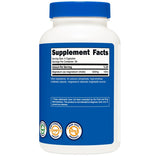 Tabla nutricional del suplemento Nutricost Citrato de Magnesio 420 mg 120 Cápsulas