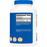Información del suplemento Nutricost con 99 mg de potasio y 210 mg de magnesio por porción