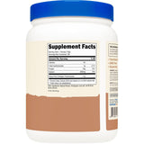 Tabla nutricional del suplemento Nutricost Colágeno Hidrolizado Bovino Caramelo Salado 1 lb