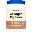 Frasco de suplemento Nutricost Colágeno Hidrolizado Bovino Caramelo Salado 1 lb