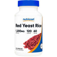 Frasco de suplemento Nutricost Levadura Roja de Arroz 120 cápsulas