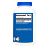 Tabla nutricional del suplemento Nutricost N-Acetil L-Cisteína (NAC) 180 cápsulas vegetales