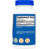 Tabla nutricional del suplemento Nutricost Serrapeptasa 40,000 SPU 120 cápsulas