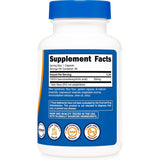 Tabla nutricional del suplemento Nutricost TUDCA 250 mg 60 cápsulas