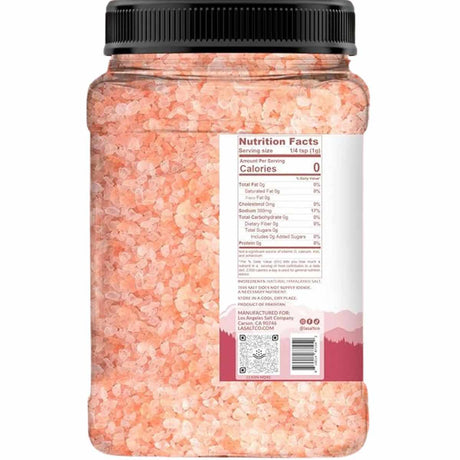 LA SALT CO - Sal Rosada del Himalaya Gruesa (2.5 lbs)
