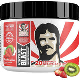 Frasco de suplemento Old School Labs Vintage Blast Pre-Entreno Fresa Kiwi 8.7 oz