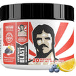Frasco de suplemento Old School Labs Vintage Blast Pre-Entreno Mora Azul Limonada 10.8 oz