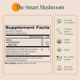 Tabla nutricional del suplemento Om Melena de León 90 cápsulas
