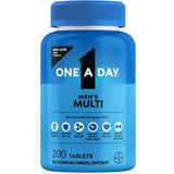 Frasco de One A Day Men's Multi, presentación de 200 tabletas.