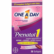 One a Day Prenatal - 30 cápsulas blandas con DHA y ácido fólico para apoyo prenatal.
