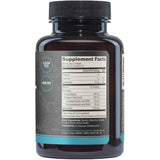 Tabla nutricional de ONNIT aceite de krill antártico Omega 3 con información de porción, ingredientes y alérgenos.
