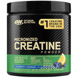 Frontal de Optimum Nutrition creatina monohidrato sabor limonada con arándanos 360 g