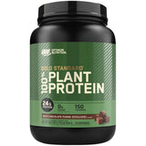 Frasco de suplemento Optimum Nutrition Proteína Vegetal Gold Standard Chocolate 1.76 lbs