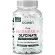 Frasco de suplemento Organics Ocean Glicinato de Magnesio + Zinc 90 cápsulas