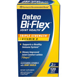 Frasco de suplemento Osteo Bi-Flex Glucosamina HCl y Vitamina D3 1500 mg 120 tabletas