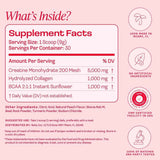 Tabla nutricional Peach Perfect Creatine Peach