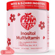 Frasco de suplemento Peach Perfect Multivitamínico con Inositol para Mujeres 120 Cápsulas