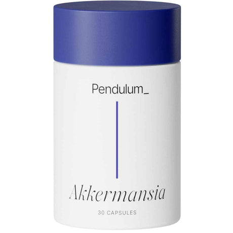 Frasco de suplemento Pendulum Akkermansia muciniphila 30 cápsulas