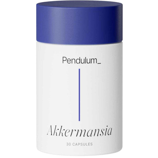 Frasco de suplemento Pendulum Akkermansia muciniphila 30 cápsulas