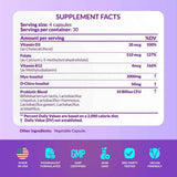 Panel de información del suplemento de PharmaSupps Inositol 40:1 con datos de porción, ingredientes y porciones por envase.