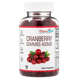 Frasco de suplemento Pharmvista Arándano Orgánico 400 mg 90 Gomitas