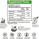 Información suplementaria de Phyzen Akkermansia con porción, Akkermansia, vitamina B2, vitamina D, cromo y otros ingredientes