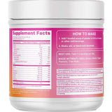 Tabla nutricional del suplemento Pink Stork Proteína para Embarazo y Postparto sabor Trufa de Chocolate 483 g