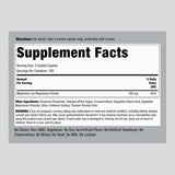 Información del suplemento de Piping Rock citrato de magnesio 400 mg