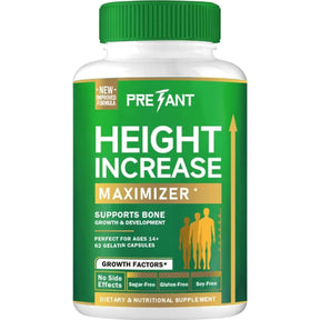 Frasco de suplemento Pretant Calcio, Vitamina D y Zinc con Aminoácidos 62 Cápsulas
