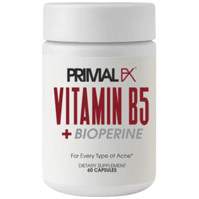Frasco de suplemento Primal FX Ácido Pantoténico 500 mg 60 cápsulas