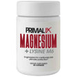 Frasco del suplemento Primal FX de magnesio con lisina en cápsulas, presentación de 60 unidades