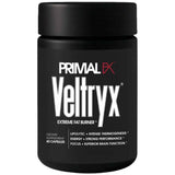Frasco de Primal FX Veltryx con cafeína y extractos botánicos en presentación de 60 cápsulas